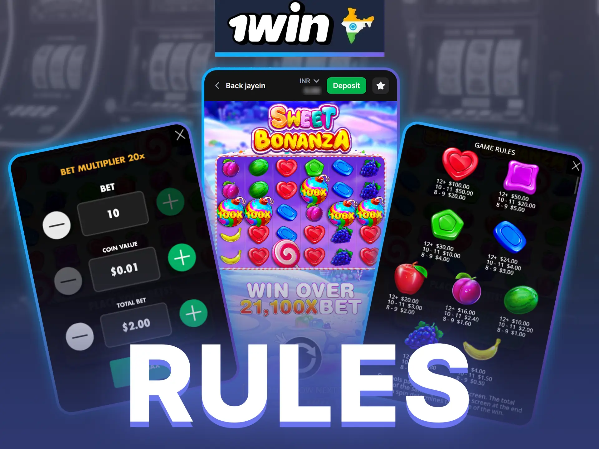 Check out 1win's full guide to the Sweet Bonanza game.
