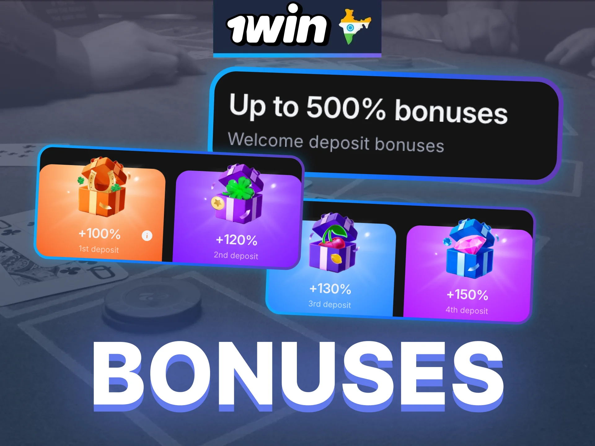 Don't forget to claim your 1win welcome bonus and use it to play Blackjack.