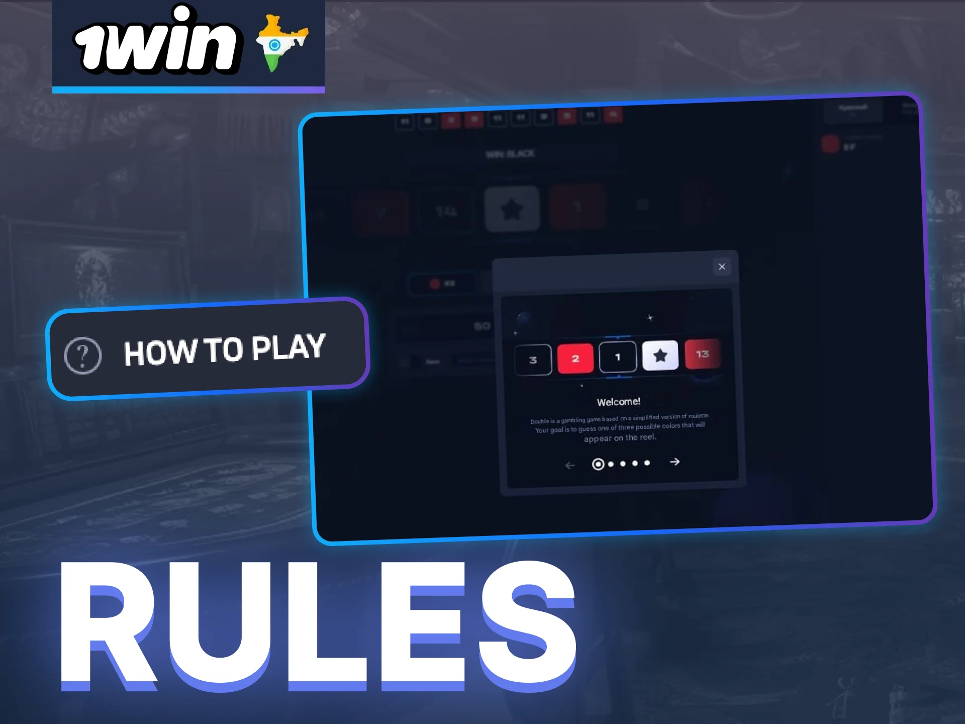 Before you start playing Double at 1win, it is recommended to familiarize yourself with the rules.