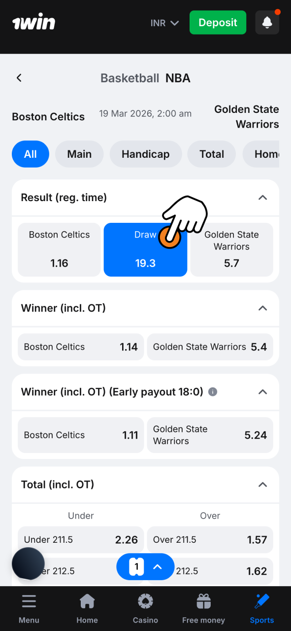 Place your stake on 1Win and finalize your bet with transparent payouts and smooth confirmation.